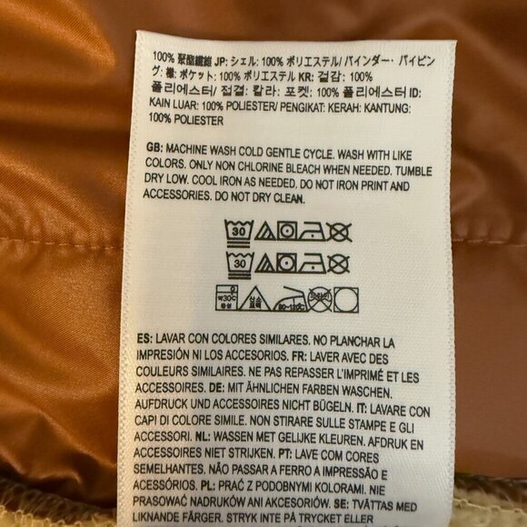 NWT Vans Vista Mock Neck Full Zip Mojave Desert Jacket Women's Medium Tan Teddy - Picture 14 of 15